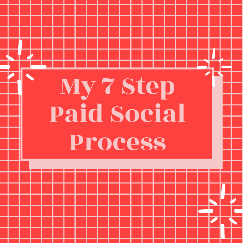 My 7 step paid social process - Jade Gillham Freelance PPC